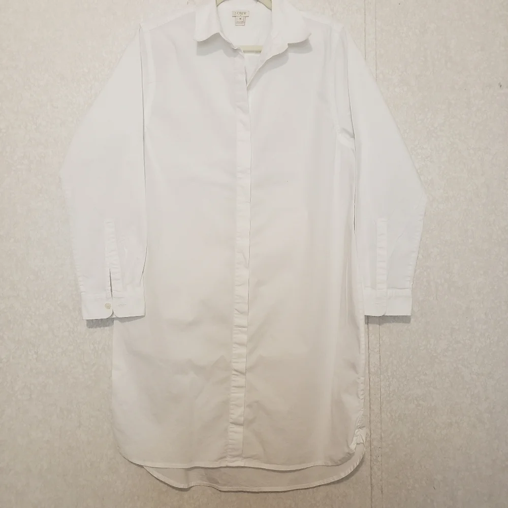 J CREW BUTTON DOWN DRESS....SIZE: M